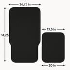 4-Piece Car Floor Mat Set
