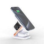 FlexiTrip Foldable Wireless Charger – Compact, Fast Charging, Portable Design for iPhone, Android, and Qi-Enabled Devices