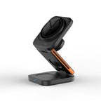 FlexiTrip Foldable Wireless Charger – Compact, Fast Charging, Portable Design for iPhone, Android, and Qi-Enabled Devices
