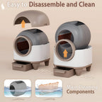 Cat Litter Box Automatic Self Cleaning App Control