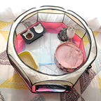 Cat Playpen Foldable Mesh Portable Pet Tent