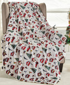 Christmas Blanket Cozy Festive Holiday Throw Blanket 50" x 60"