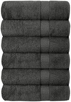 6-Piece Hotel & Spa 100% Cotton Bath Towel Set
