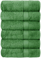 6-Piece Hotel & Spa 100% Cotton Bath Towel Set