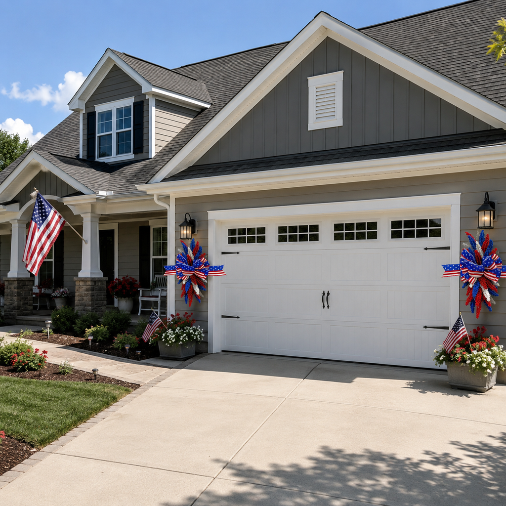 Patriotic Bow Hanging Ornament for Festival Decoration