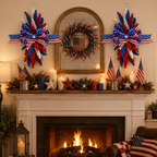 Patriotic Bow Hanging Ornament for Festival Decoration
