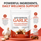 Aged Odorless Garlic Softgels - Promotes Cardiovascular Vitality
