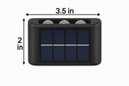 4-Pack Solar Outdoor Wall LED Light
