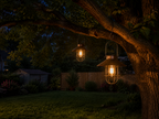 Solar Iron Chandelier Lanterns | Set of 2