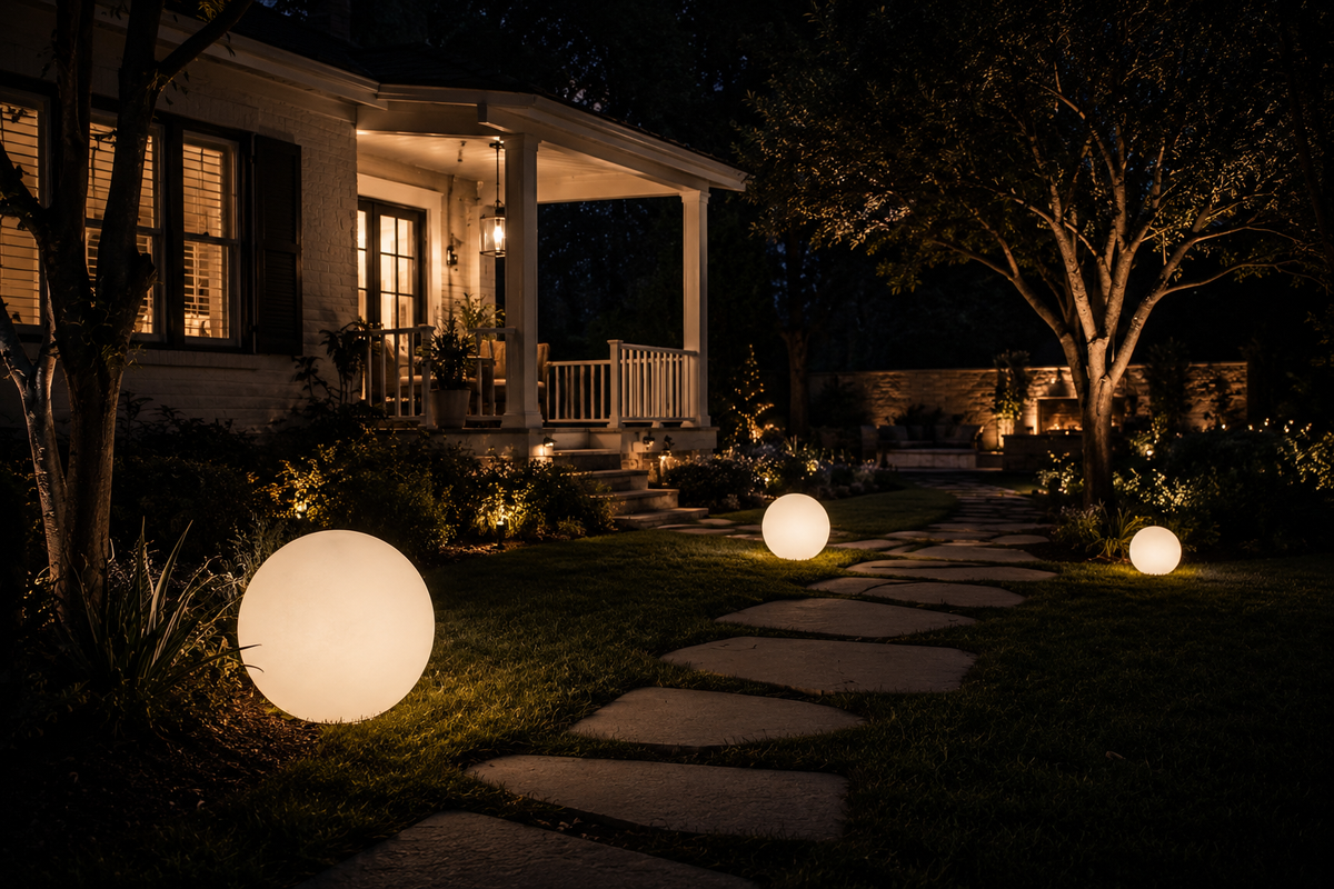 Garden Orb Lamp