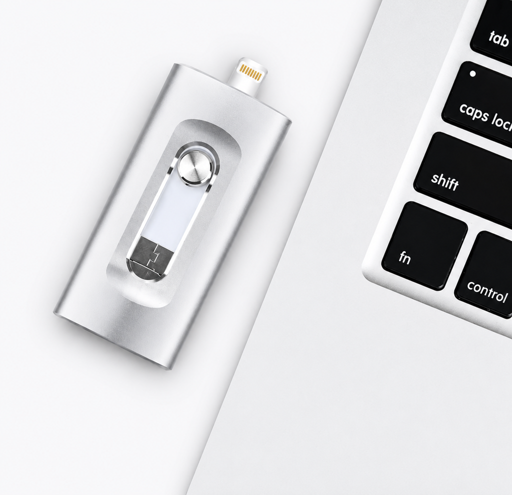 Portable 4-in-1 Memory Stick MFi Certified High Speed Data Transfer Flash Drive