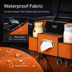 Car Backrest Storage Organizer with Hooks