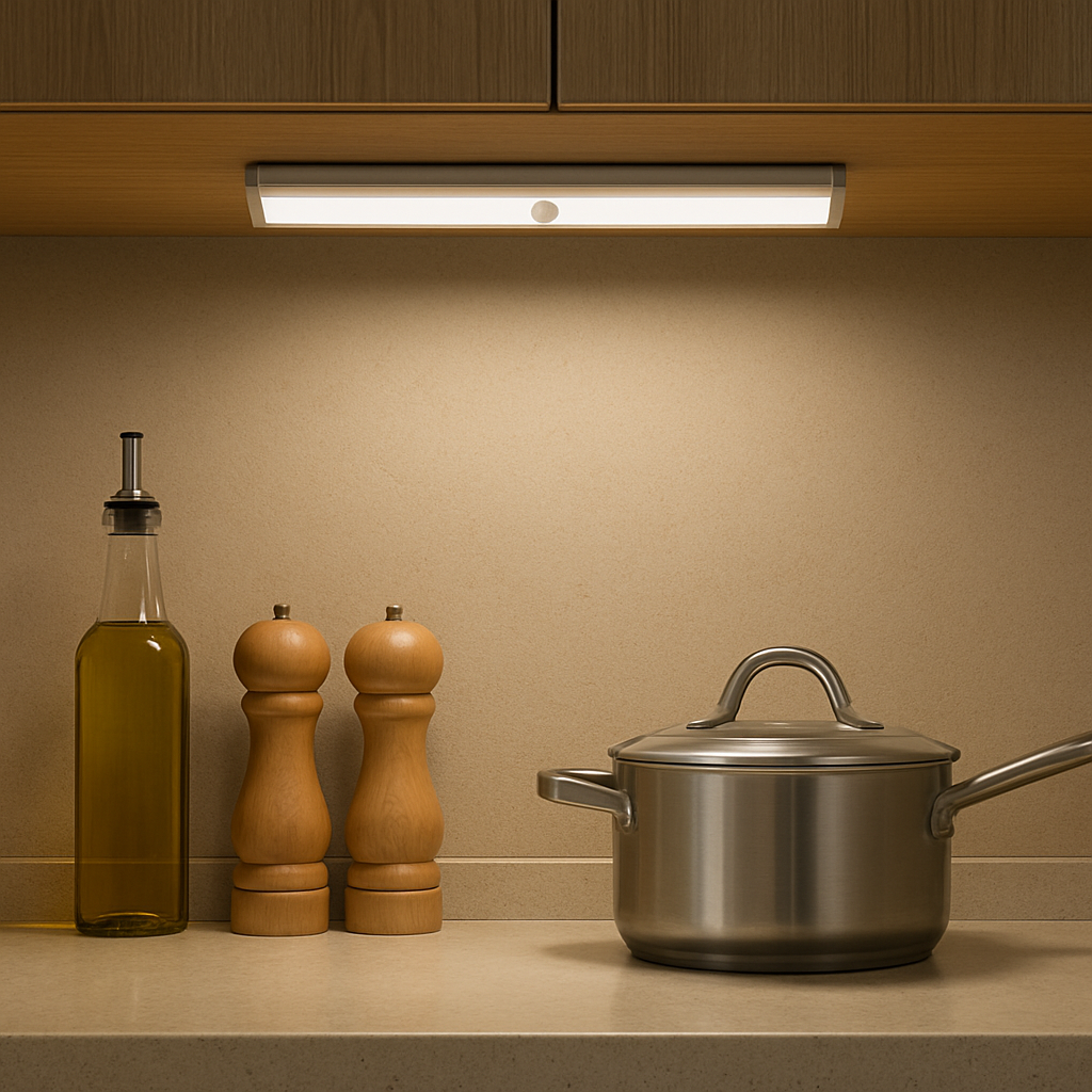 Stick Anywhere LED Motion Activated Sensor Light Rechargeable