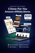 Amazon Affiliate Trio Bundle (Price Doubled Due to Demand)