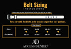 Bonded Leather Belt for Men – Nickel Buckle, 1.4" Strap