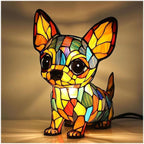 Minimalist Artistic LED Dog Breed Table Lamp