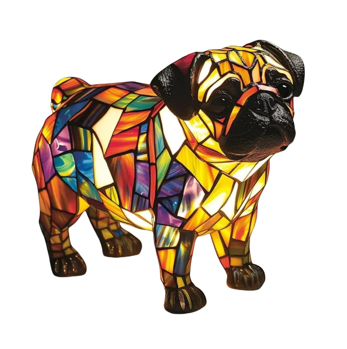 Minimalist Artistic LED Dog Breed Table Lamp
