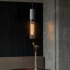 Urban Concrete Pendant Light | Industrial LED Hanging Lamp