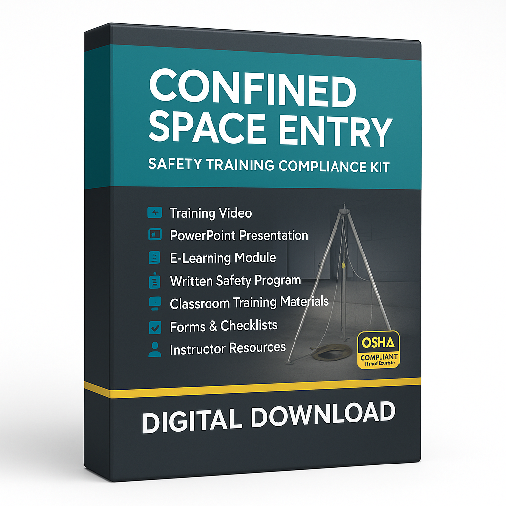 Confined Space Safety Training Compliance Kit