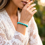Empire of Her Own – Premium Blue Amazonite Bracelet