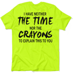 Crayons - Safety Yellow T-Shirt