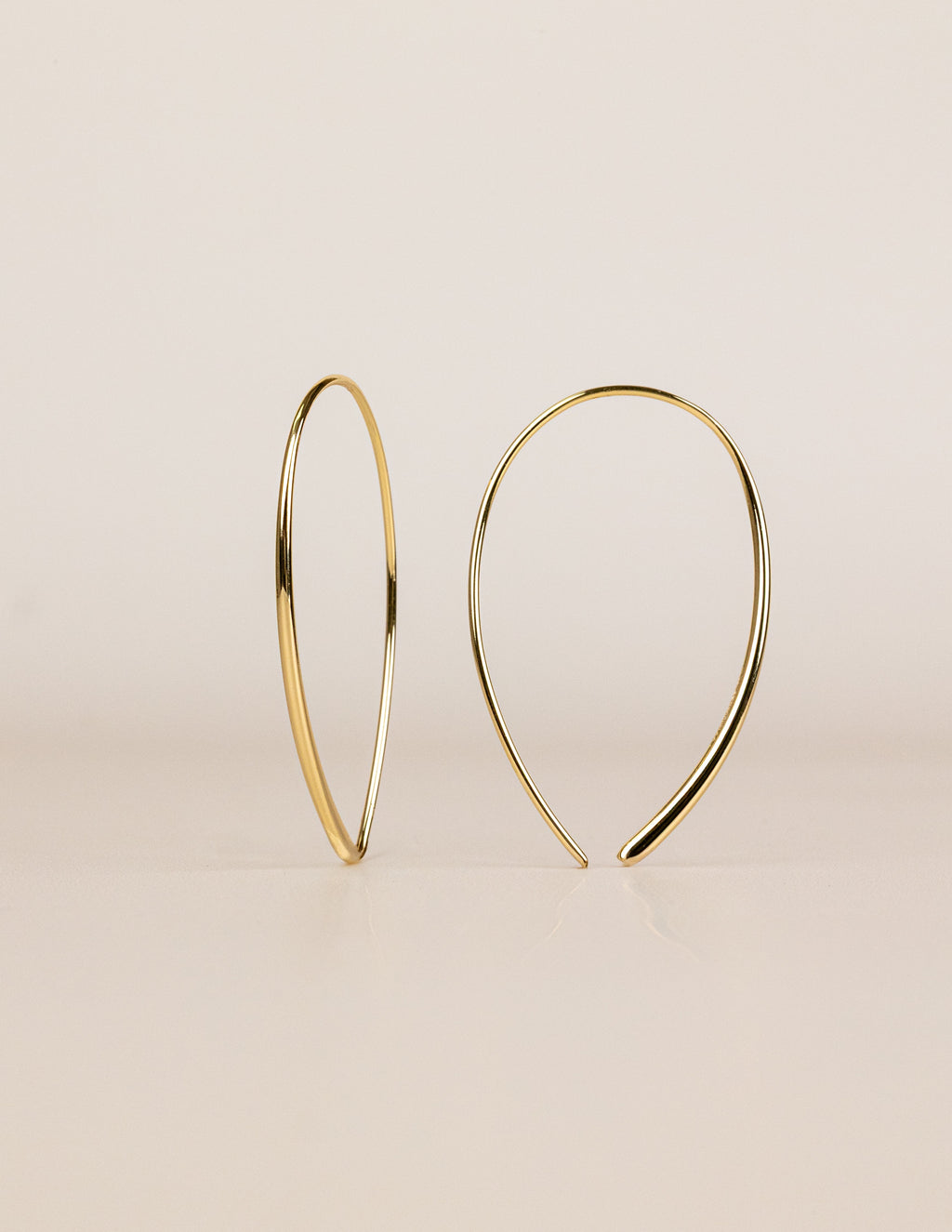Delicate Threader Hoop Earrings