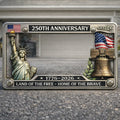 Patriotic Commemorative License Plate Frame for Vehicles