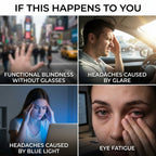 Smart Vision Glasses – Anti-Glare UV Protection with Infrared Night Vision & Impact-Resistant Lenses
