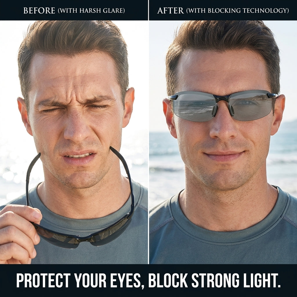 Smart Vision Glasses – Anti-Glare UV Protection with Infrared Night Vision & Impact-Resistant Lenses
