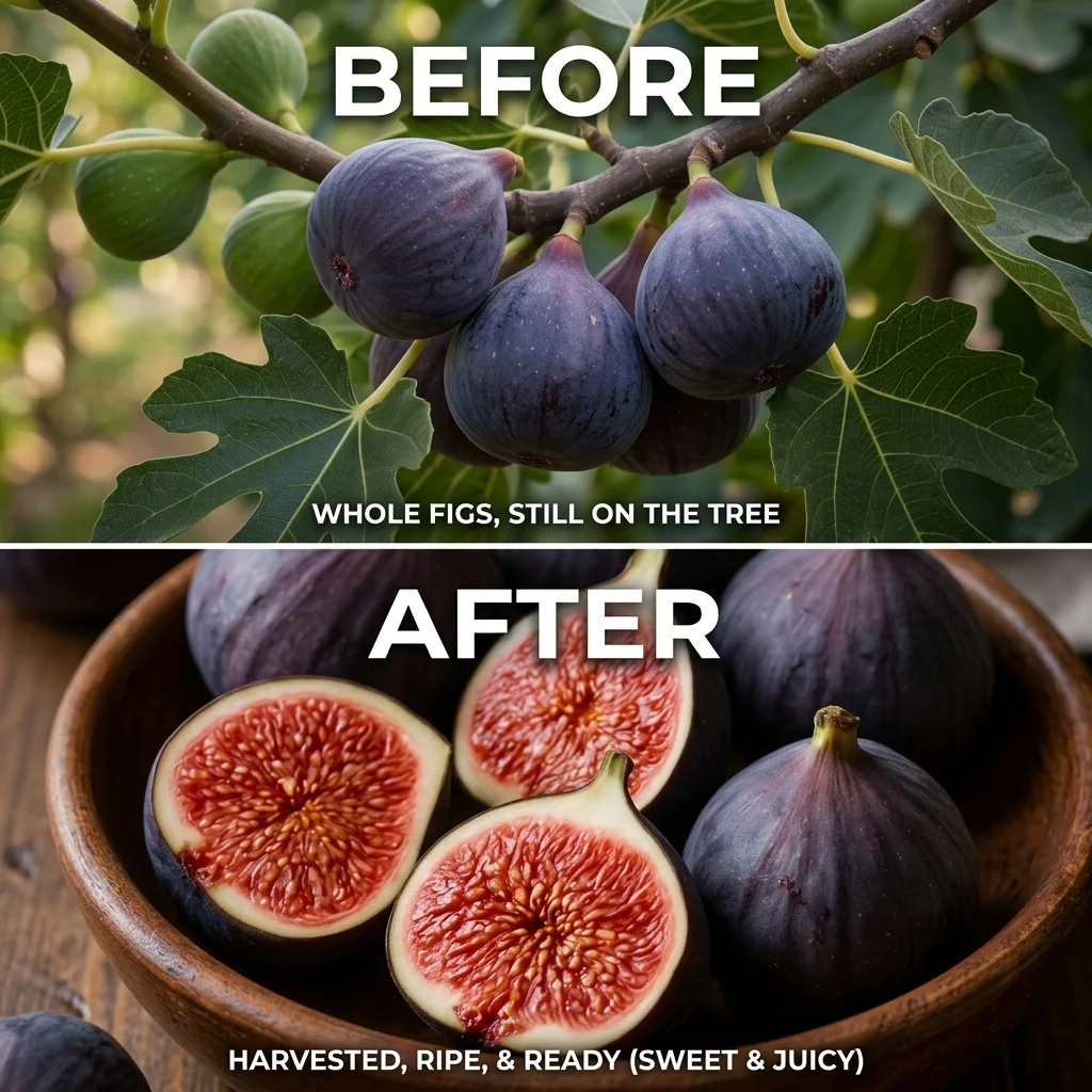 High-Yield Dwarf Fig Tree – Fast-Growing, Sweet & Crisp Fruit, Perfect for Pots, Balconies & Farms