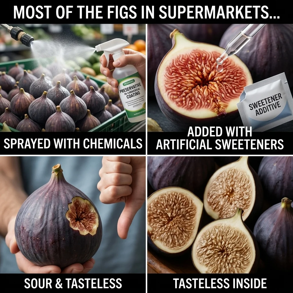 High-Yield Dwarf Fig Tree – Fast-Growing, Sweet & Crisp Fruit, Perfect for Pots, Balconies & Farms