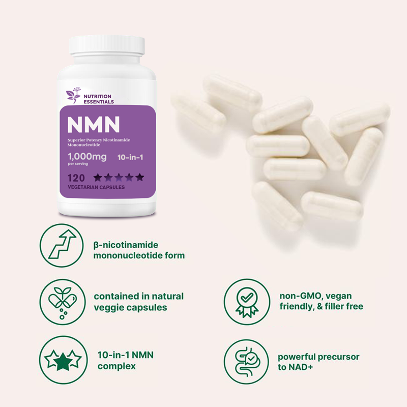 NMN 1,000mg Supplement – Supports Energy, Vitality & Healthy Aging