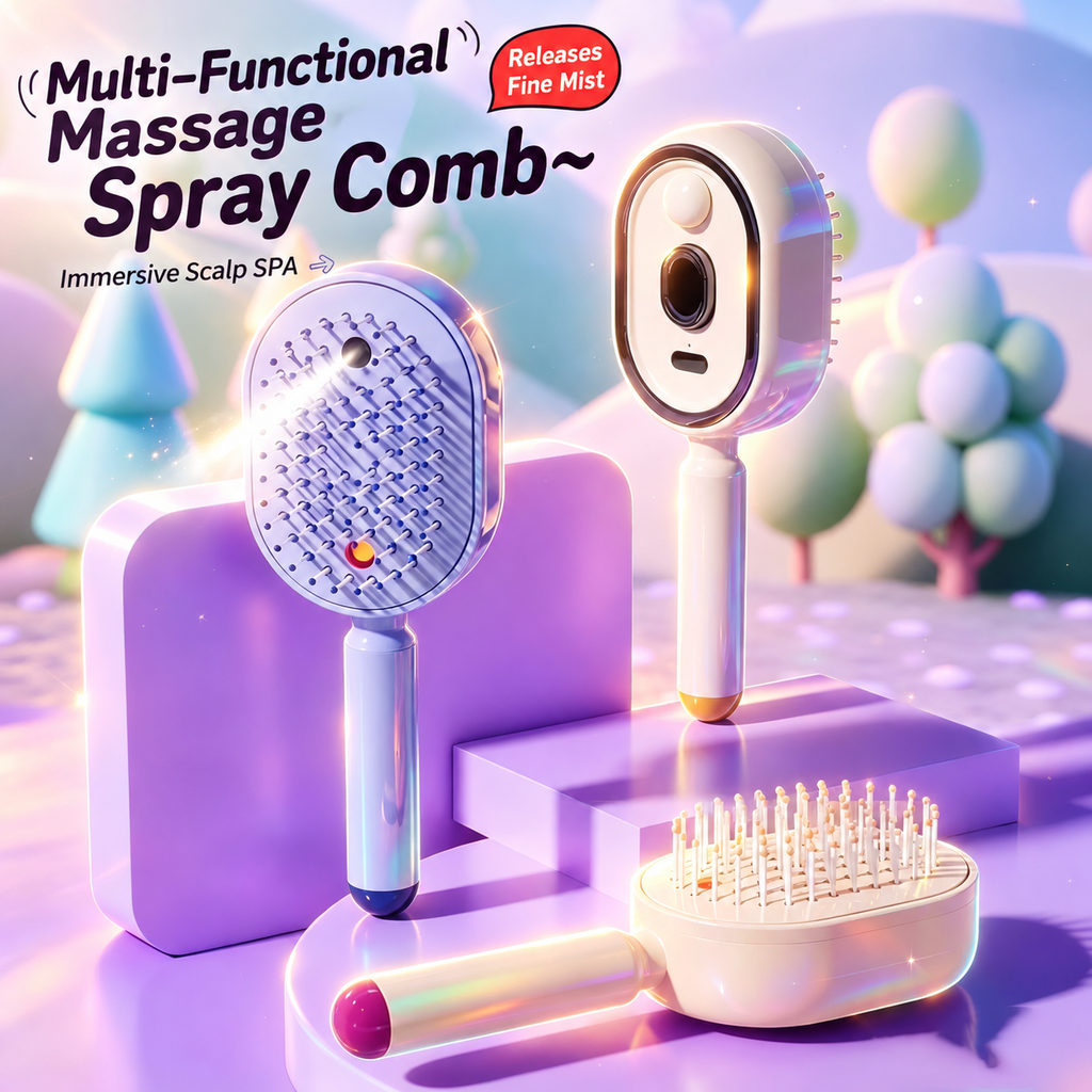 Electric Spray Air Cushion Massage Comb