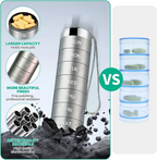 Portable Metal Pill Organizer – 7-Day Medicine, Vitamin & Supplement Holder