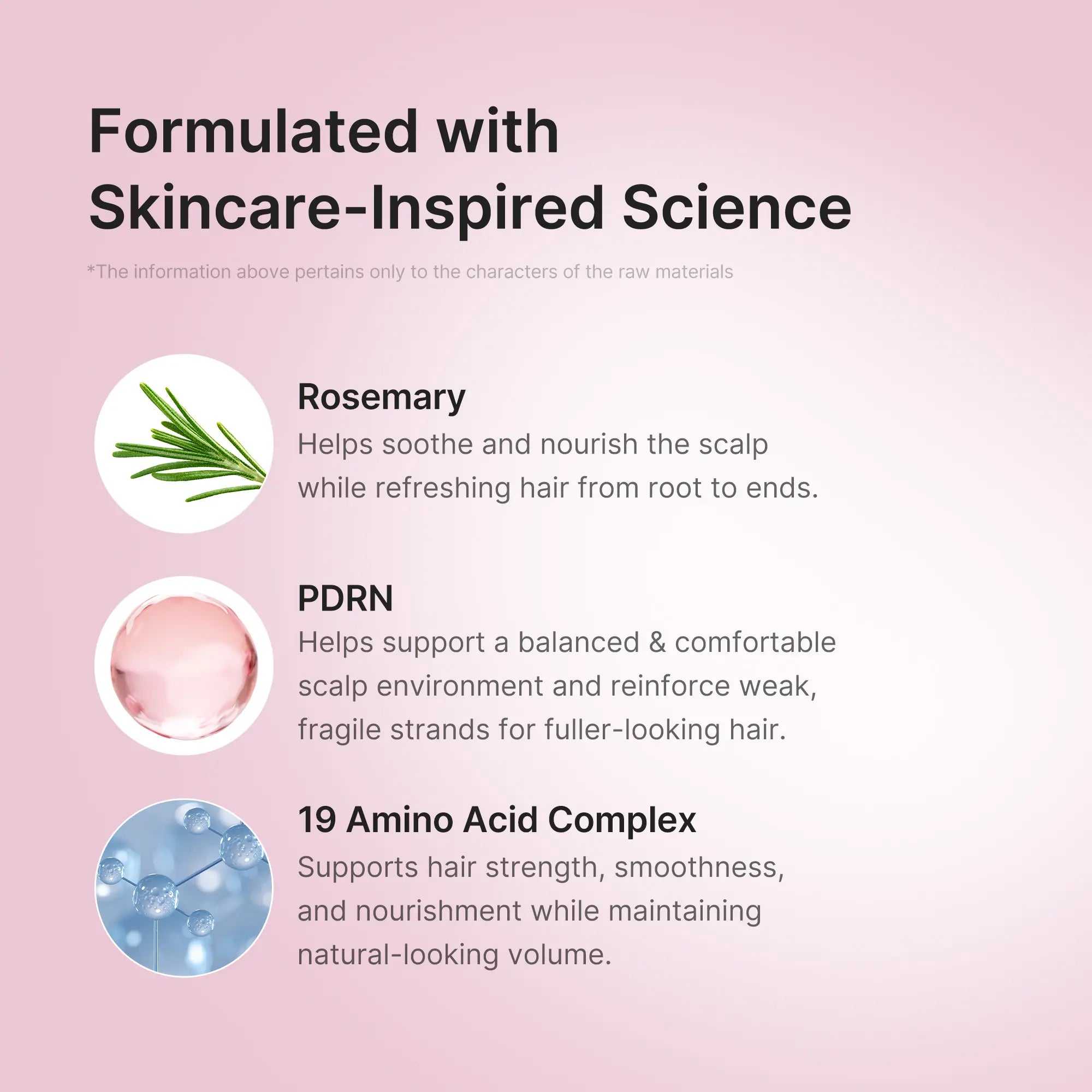 Rosemary PDRN Scalp & Hair Care Set – Shampoo, Conditioner, Hair Mask & Scalp Serum for Fuller-Looking Hair