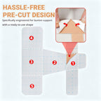 Bunion Corrector Kinesiology Tape - Precut Elastic Support for Big Toe