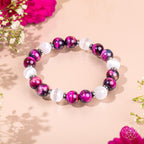 Shape Your Future – Pink Galaxy Tiger’s Eye Bracelet