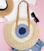 Straw Circle Tote