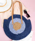 Straw Circle Tote