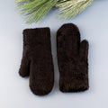 Plush Fur Lined Mittens
