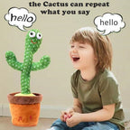 Dancing Cactus Mimicking Toy, USB-C Rechargeable