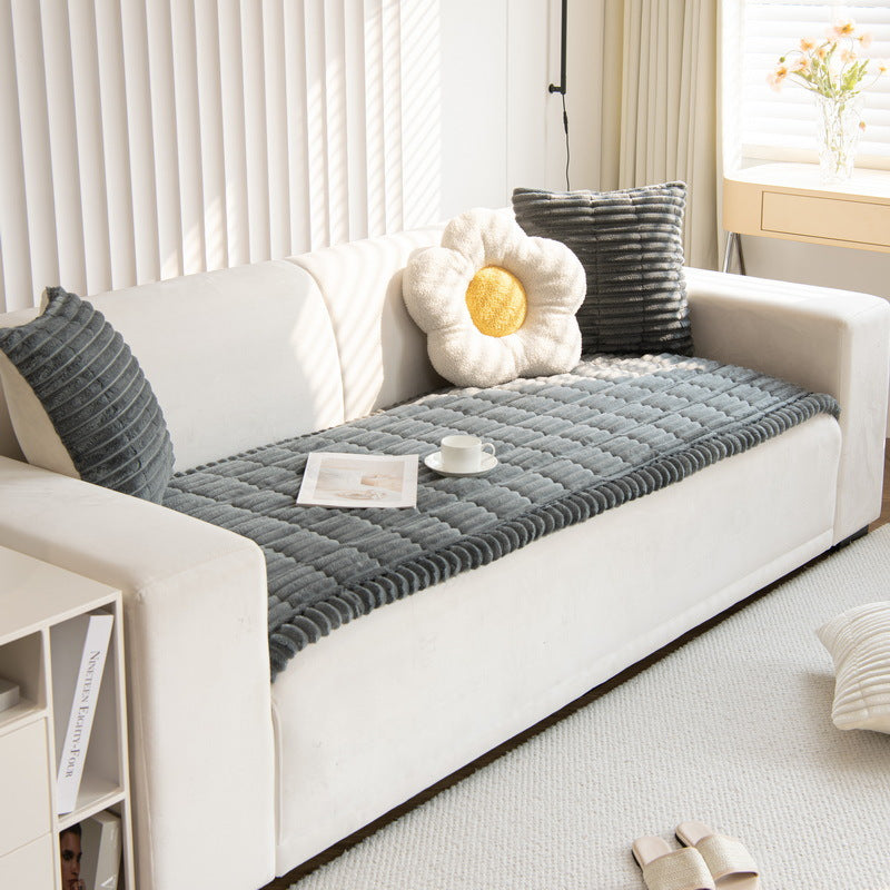 Quilted Non-Slip Corduroy Sofa Cushion