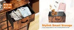 8 Drawer Dresser Storage Organizer Fabric Drawers Chest Bedroom Hallway Unit