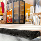 2PCS Heavy Duty Curb Ramp Portable Non-Slip Driveway Ramp for Car Wheelchair