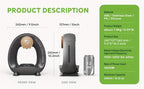 2 in 1 Single Serve Coffee Maker K Cup & Ground Coffee Brewer 4-8 Cup Size