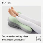 Adjustable Bed Wedge Pillow Memory Foam Backrest Reading Support Cushion