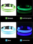 LED Dog Collar Nylon