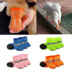 Dog Shoes Non Slip Adjustable Paw Boots