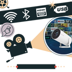 Portable 4K ultra HD projector