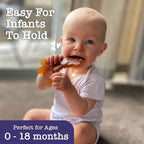 The Little Bamber - Natural Rubber & Baltic Amber Teething Toy